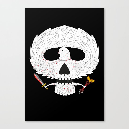 Dove of Death Canvas Print