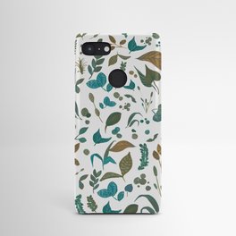 Green leaves pattern Android Case
