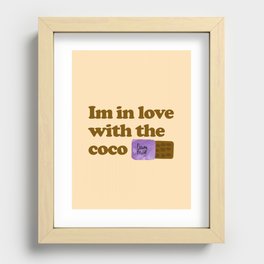 Chocolate Lover! Recessed Framed Print