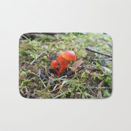 Tasmanian Orange Mushroom Bath Mat