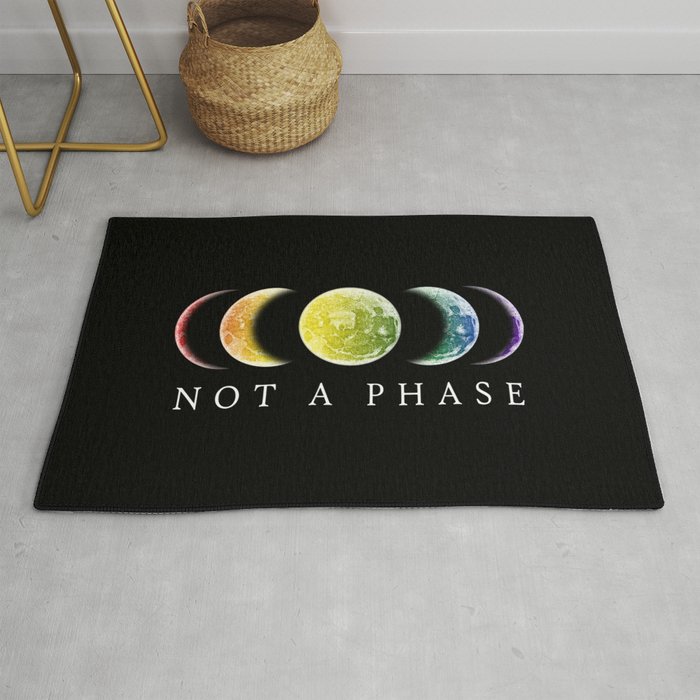 Not A Phase Gay Pride LGBT Rug