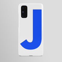 Letter J (Blue & White) Android Case