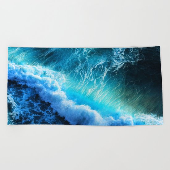 Waves IIV Beach Towel