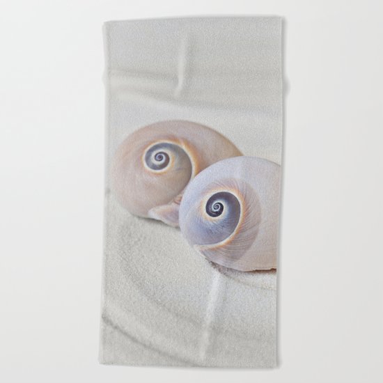 Zen Shell Harmony Still Life Beach Towel