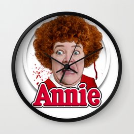 Annie Wall Clock | Annie Wilkes, Misery, Scarymovie, Weird Art, Stephen King, Misery Movie, Graphicdesign, Annie, Musical, 1990S 