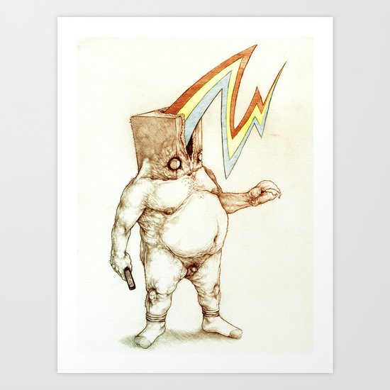 The Fatman Art Print