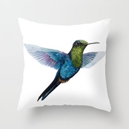 Flying jewels I Throw Pillow