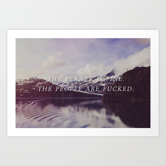 The Planet is Fine Art Print