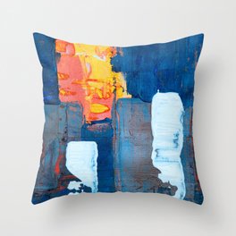 Jump over Difficulty Throw Pillow