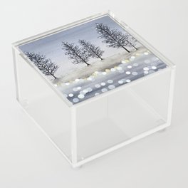 Winter on the Lake Acrylic Box