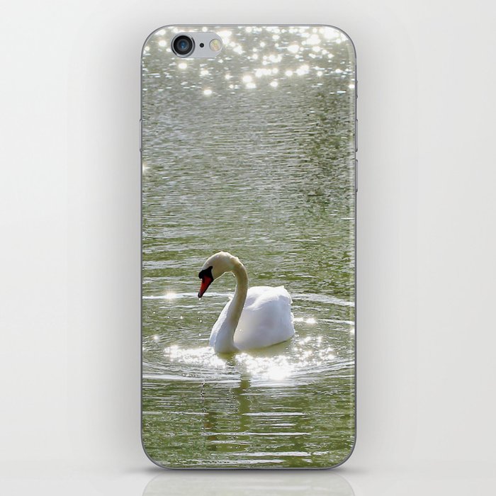 Sparkly Swan Lake iPhone Skin
