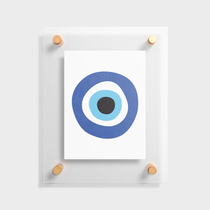 Evil Eye Symbol Floating Acrylic Print