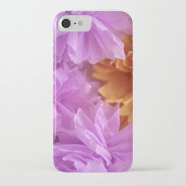 Crepe flower tangerine iPhone Case