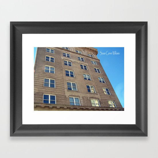 Self Help Credit Union Downtown Durham NC Framed Art Print