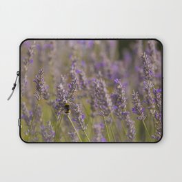 Bumblee in a field of lavender Laptop Sleeve