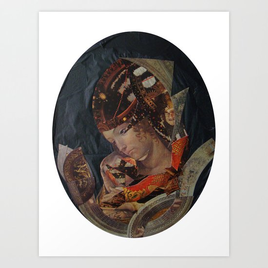 LA VIERGE ET L'ENFANT DISPARU Art Print