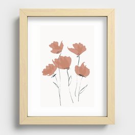 Poppies of California Recessed Framed Print