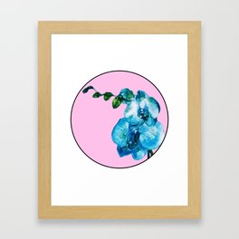 Blue Orchids Framed Art Print