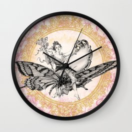 Vintage Fairy Queen Wall Clock