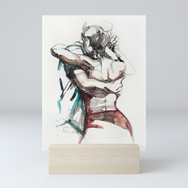 Tango Couple 42 Mini Art Print