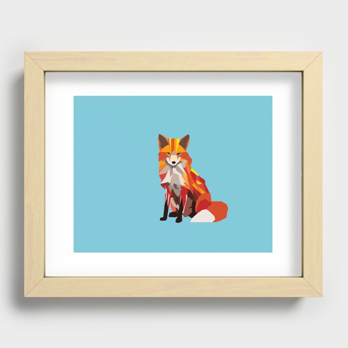 Fox Recessed Framed Print