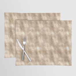 Luxury Soft Gold Sparkle Pattern Placemat