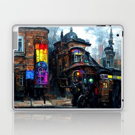 Victorian Steampunk City Laptop Skin