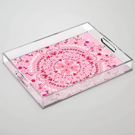 Stupid Cupid - Pink Valentine Acrylic Tray