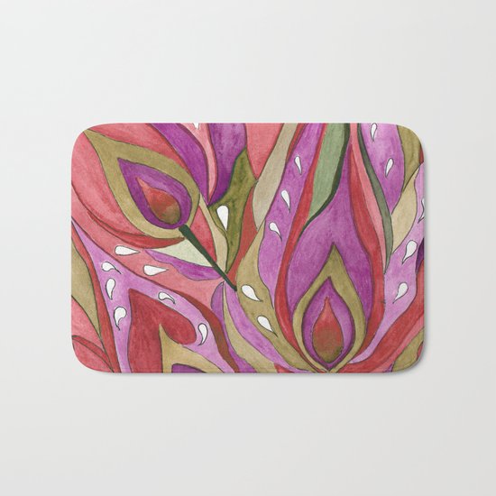 A Feather Of The Zhar Bird . Bath Mat