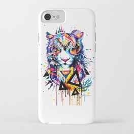 Abstract Tiger iPhone Case
