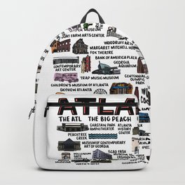 Atlanta Map  Backpack