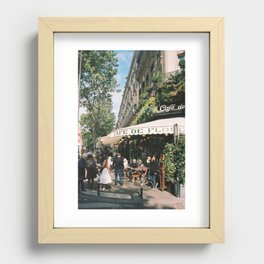 Cafe de Flore Recessed Framed Print