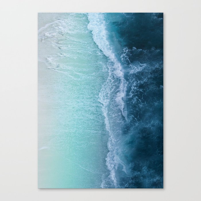 Turquoise Sea Canvas Print