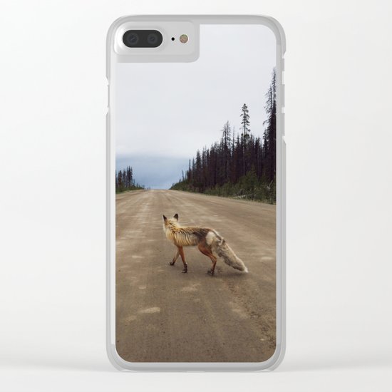 Road Fox Clear iPhone Case