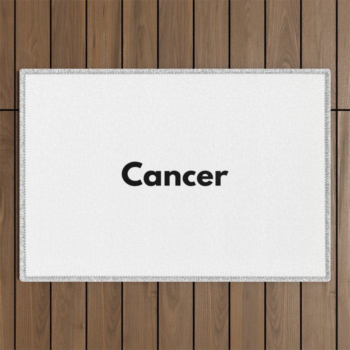 Cancer, Cancer Sign Outdoor Rug