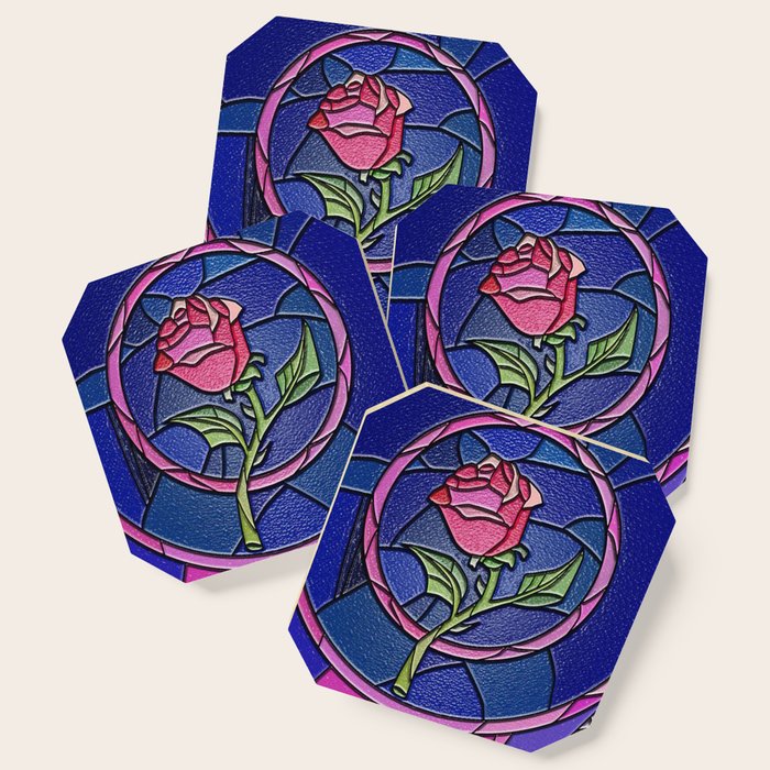 Stained Glass Enchanted Rose Wallpaper Stained Glass Enchanted Rose Wallpaper