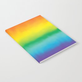 Watercolor Rainbow Notebook