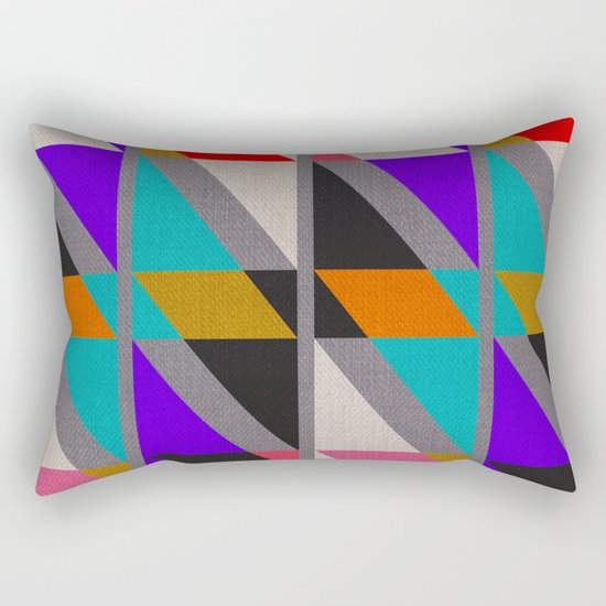 Fragments X Rectangular Pillow