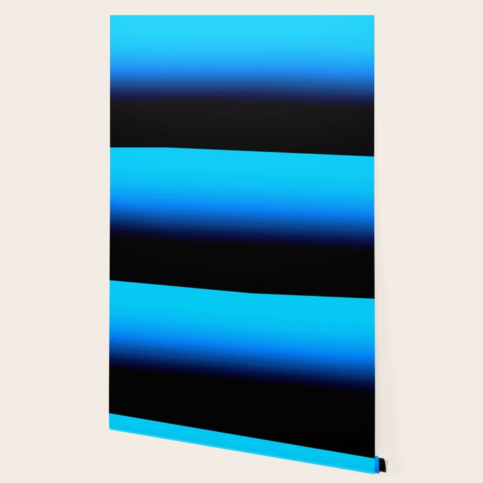 Sky Blue To Darkest Blue Ombre Wallpaper