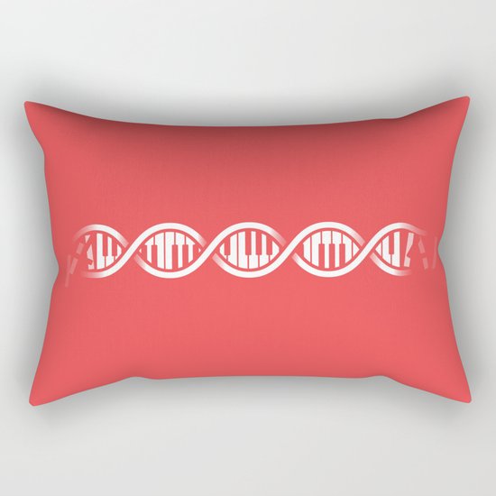 Musical DNA Rectangular Pillow