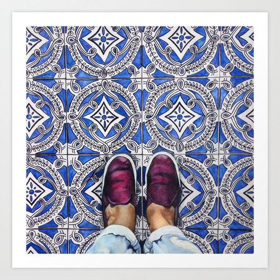 Art Beneath Our Feet - Ancona, Italy Art Print