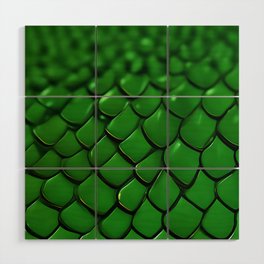 Dragon Skin (Green) Wood Wall Art
