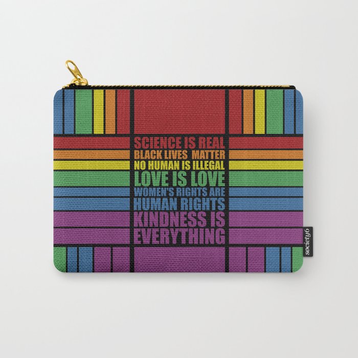 Science is real... Inspirational Fashion Carry-All Pouch