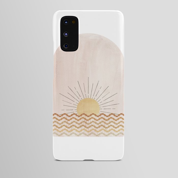Sun on the waves, sunrise #3 Android Case