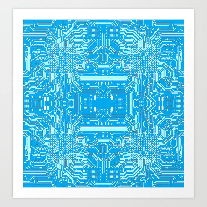 Circuit board Art Print