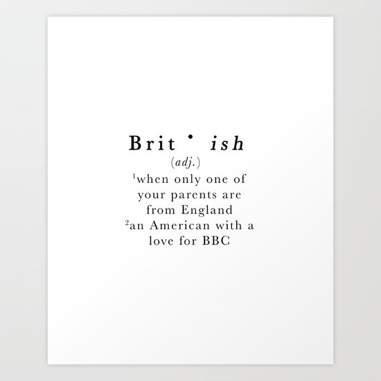Brit(ish) Art Print