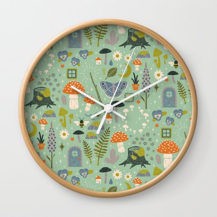 Fairy Garden Wall Clock