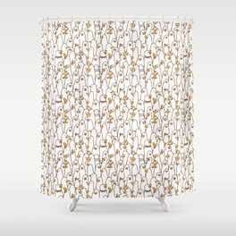 Lots of Lovely Ducks Shower Curtain