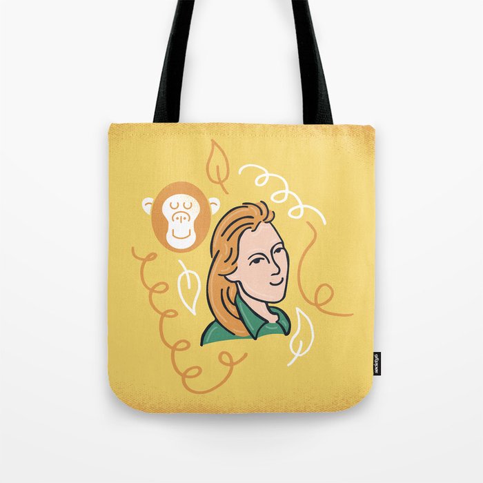 Jane Goodall Tribute Tote Bag