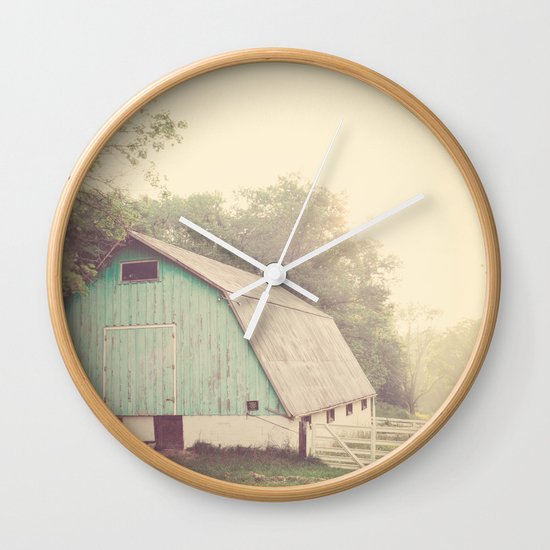 Morning Haze Wall Clock